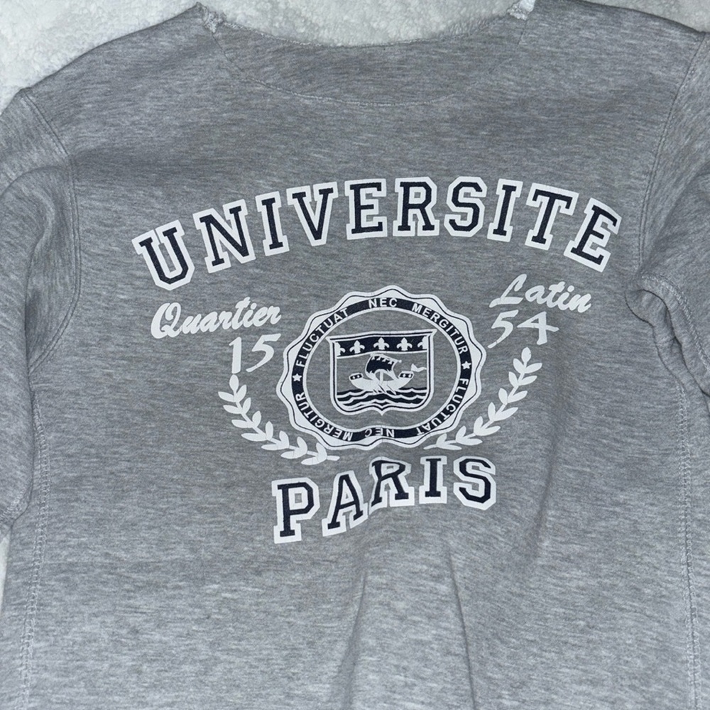Universit Paris (cut off neck) sweatshirt